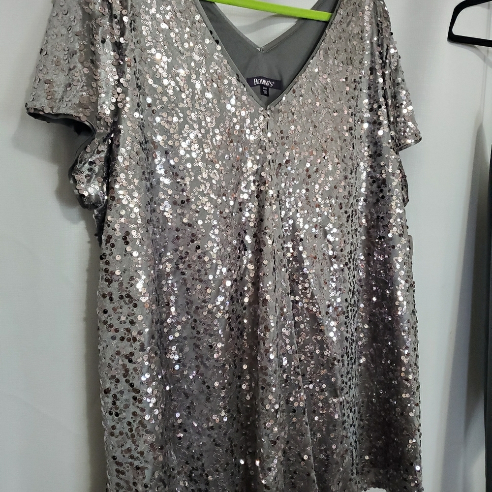 Brand new with tags sequined pant suit. Never worn